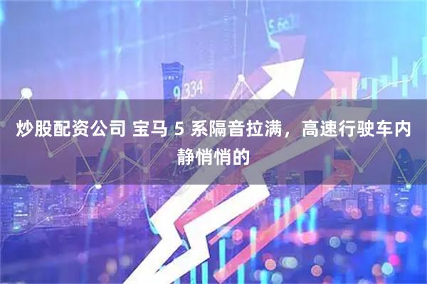 炒股配资公司 宝马 5 系隔音拉满，高速行驶车内静悄悄的